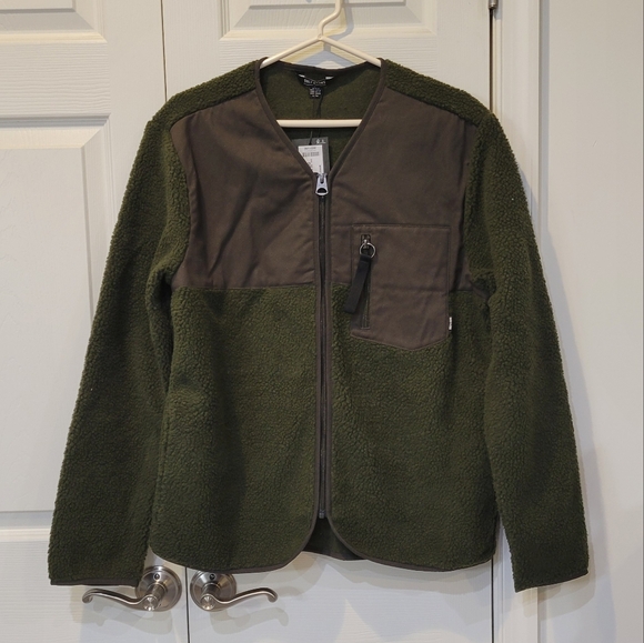 Only & Sons Fleece Zip Front Jacket IB23 - Picture 1 of 10